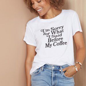 Sub Urban Riot "I'm Sorry Before Coffee" Tee Size Medium